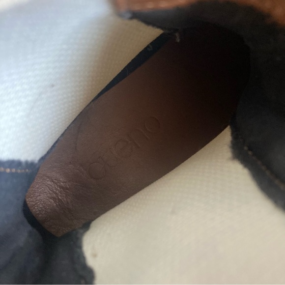 Bueno Free People Suede Chelsea Boots Purple & Cream Sz 39 - Picture 10 of 11